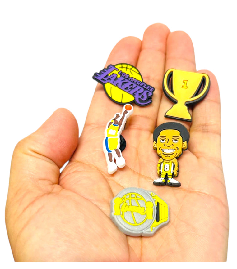 Shoe Charms - LA Lakers Pack